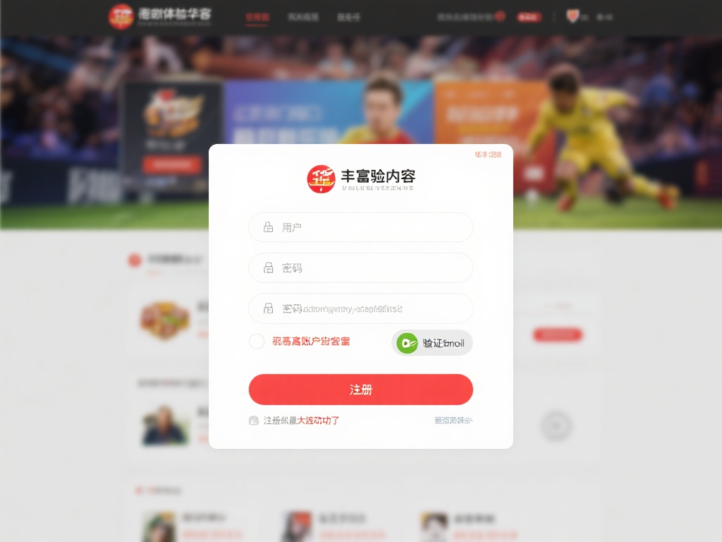 想要体验华体会的丰富内容，第一步自然是完成注册。整